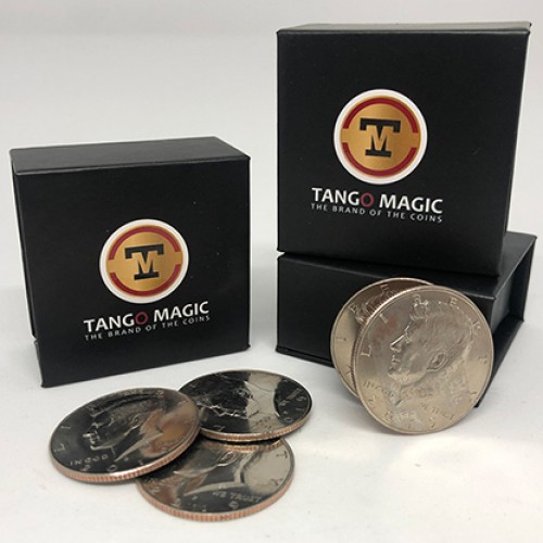 Perfect Shell Coin Set Half Dollar (Shell and 4 Coins D0201) by Tango Magic